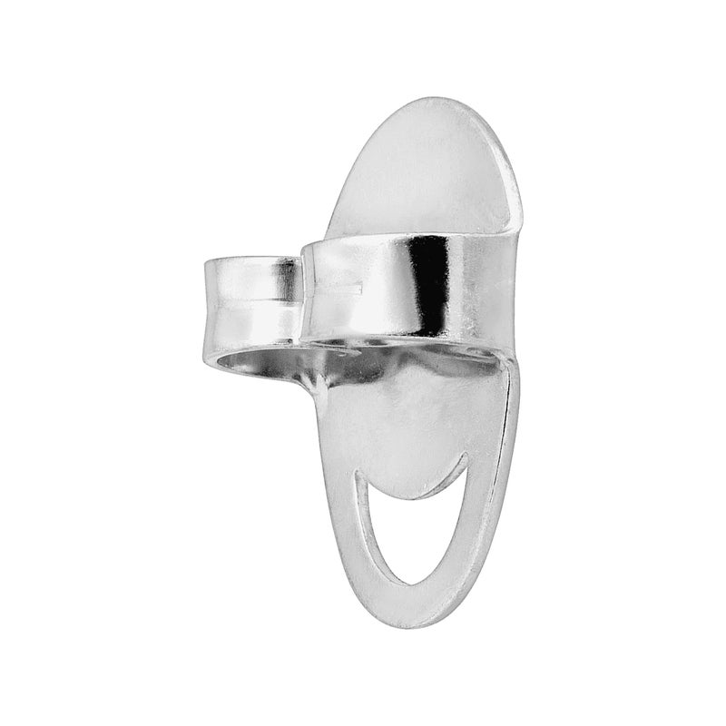Silpada Flat Back Earring Set for Women, .925 Sterling Silver, Prevent Tipping Forward or Drooping from Heavy Earrings, 'Three Pair Happy Back' - Image 2